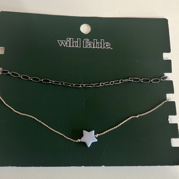Wild Fable 2 Piece Necklace Set New - Picture 1 of 2